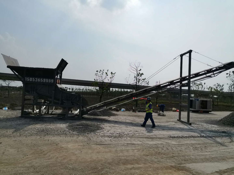 振動篩式洗石機